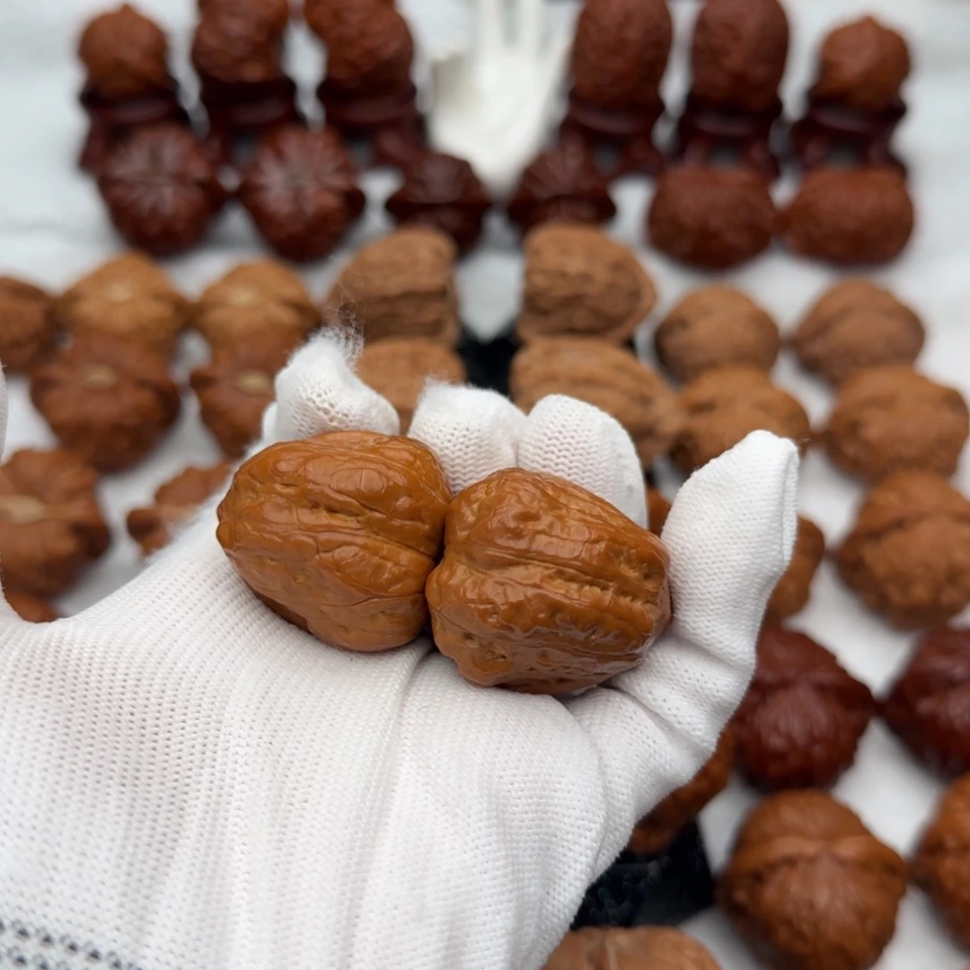 吊坠文玩核桃30三角玉蝉