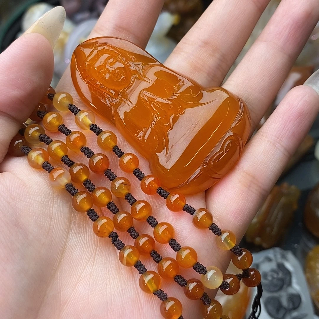 玛瑙/玉髓未镶嵌颈饰