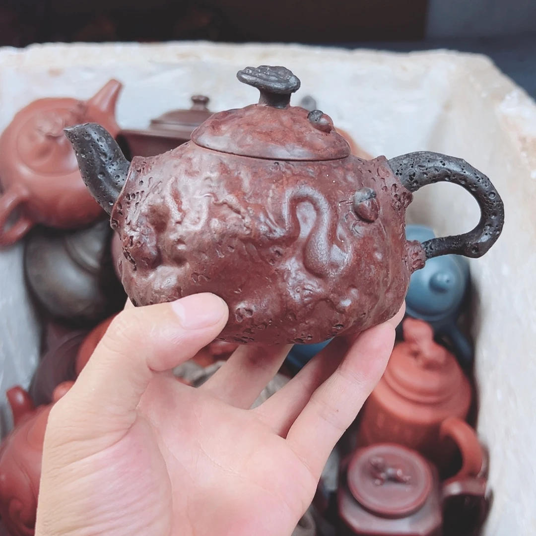 茶壶紫砂宜兴原矿紫砂壶240毫升容量