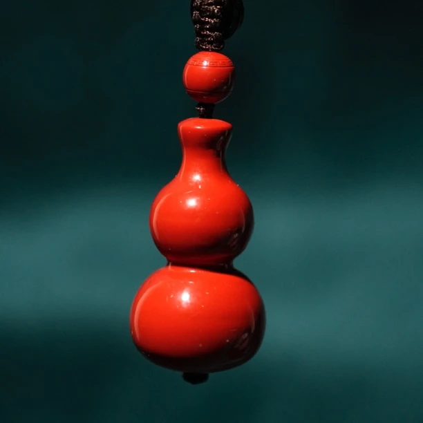 含辰砂工艺品朱砂红砂帝王砂葫芦钥匙扣挂件