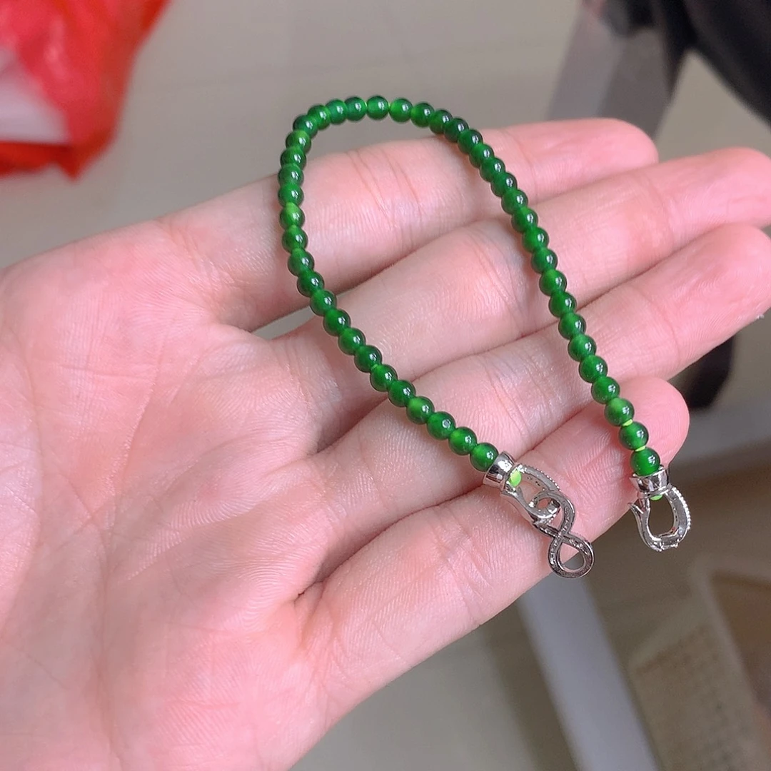 翡翠手链未镶嵌天然