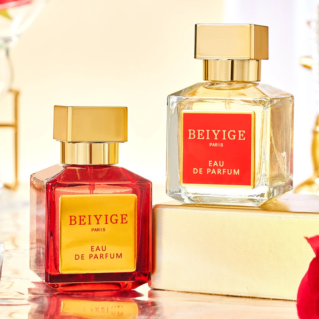 厂家直销跨境浪漫香水红色金色女士香水玫瑰乌木沉香持久淡香70ml