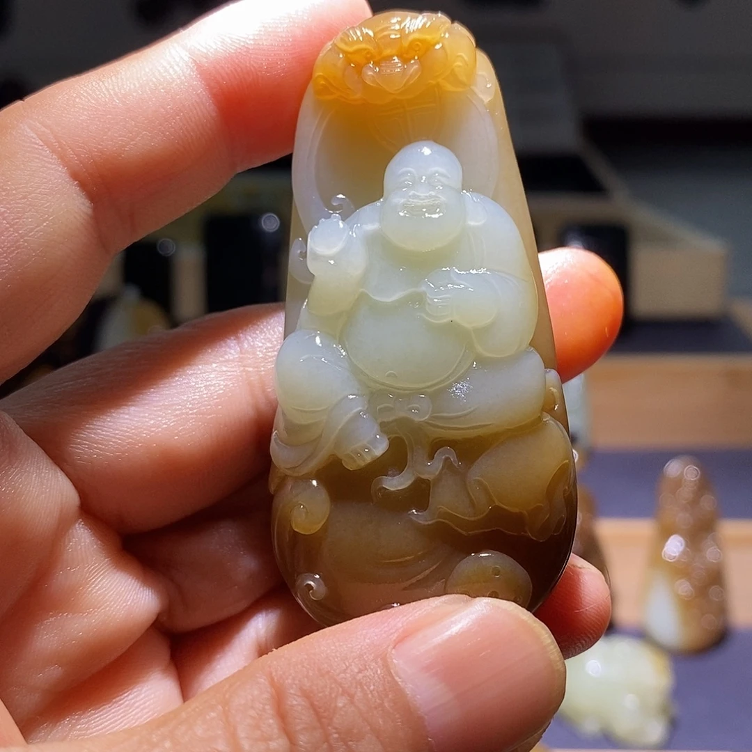 吊坠(不含链)未镶嵌和田玉