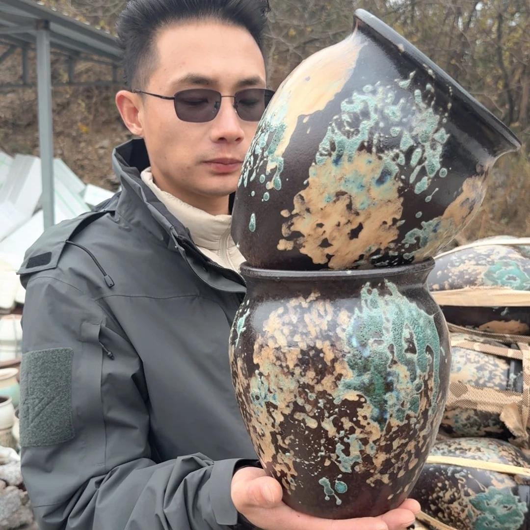 紫砂花盆口17高22（两个镇店之宝姹寂