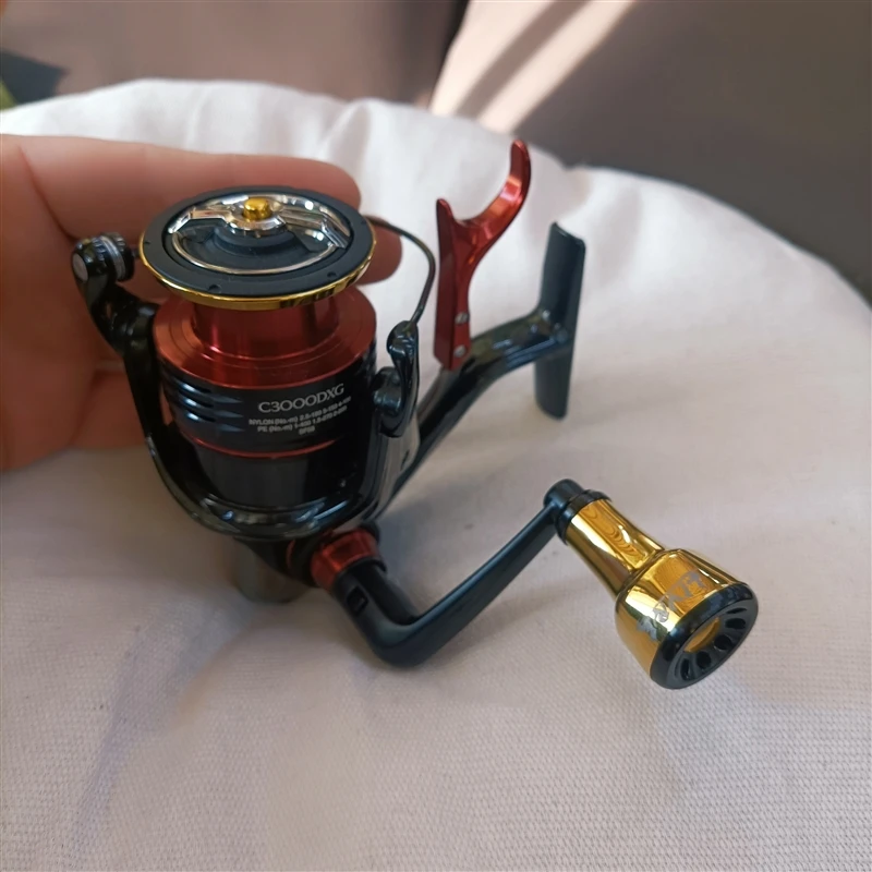 限量日本LIVRE手柄握丸FF西玛DAWA手刹轮纺车改装手把摇柄握丸