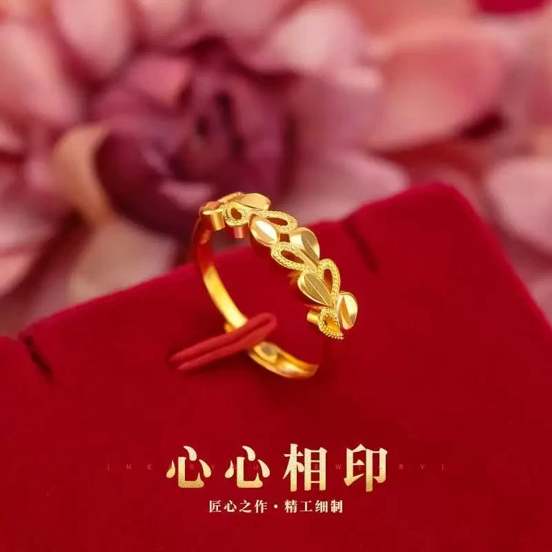 【粉丝专享】心戒指时尚气质开口精致对戒A【粉