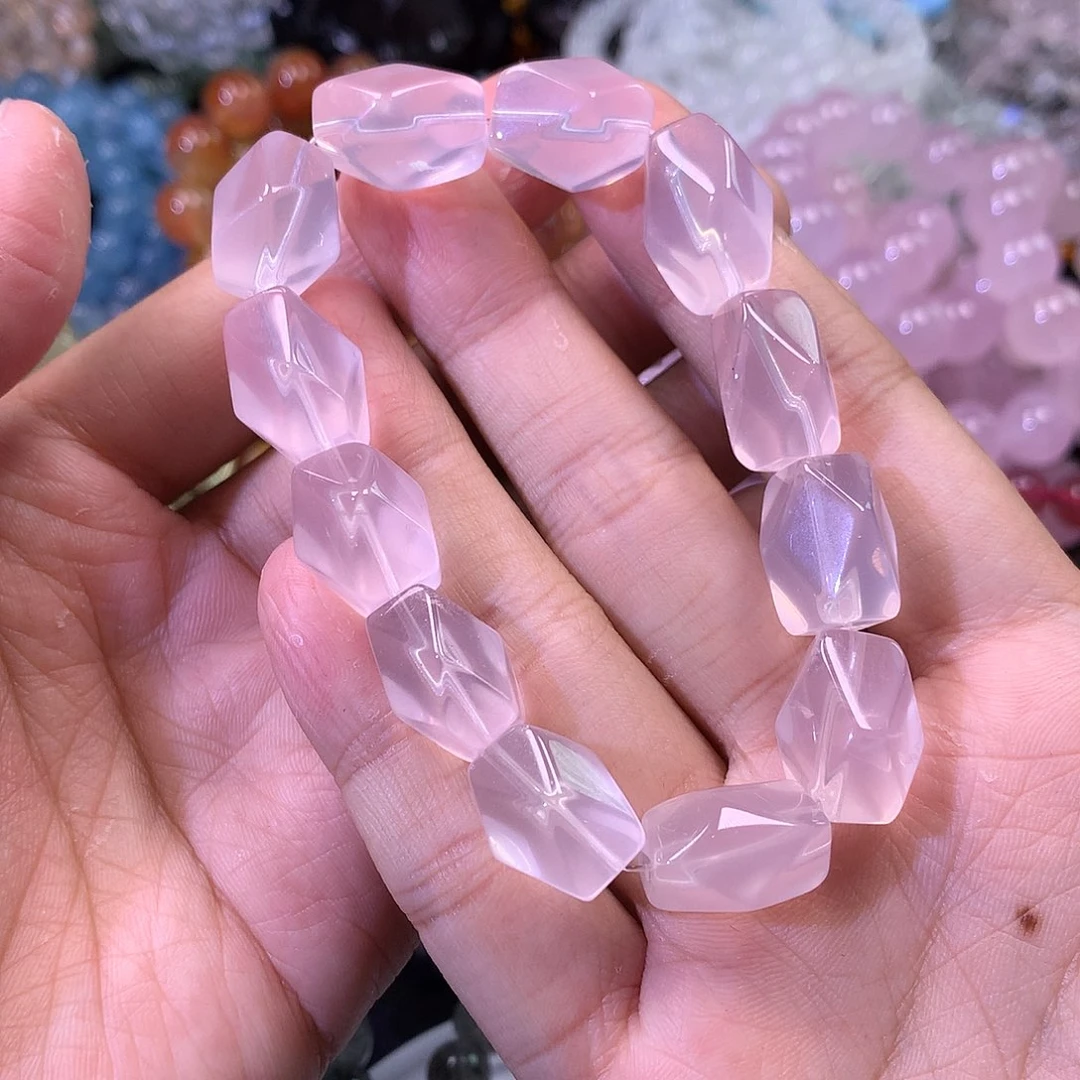 水晶手链未镶嵌牛***棒天然