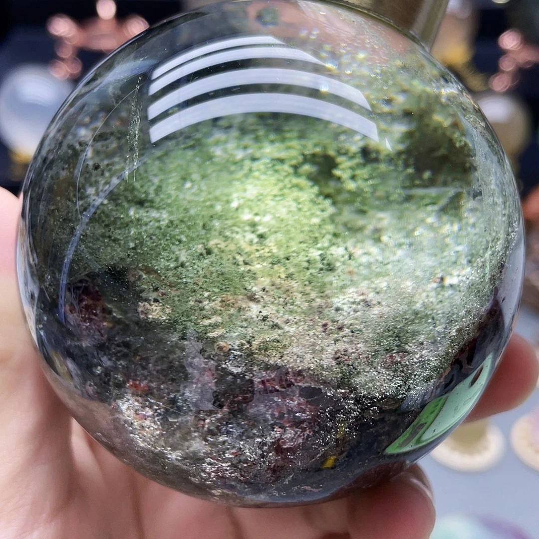 未镶嵌珠宝半成品水晶天然幽灵76.8mm