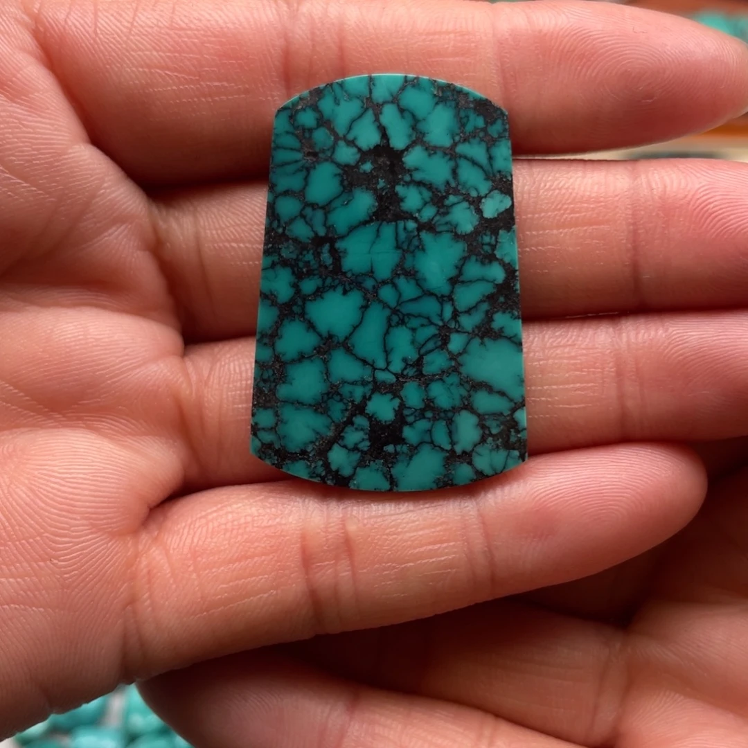 绿松石未镶嵌牌子