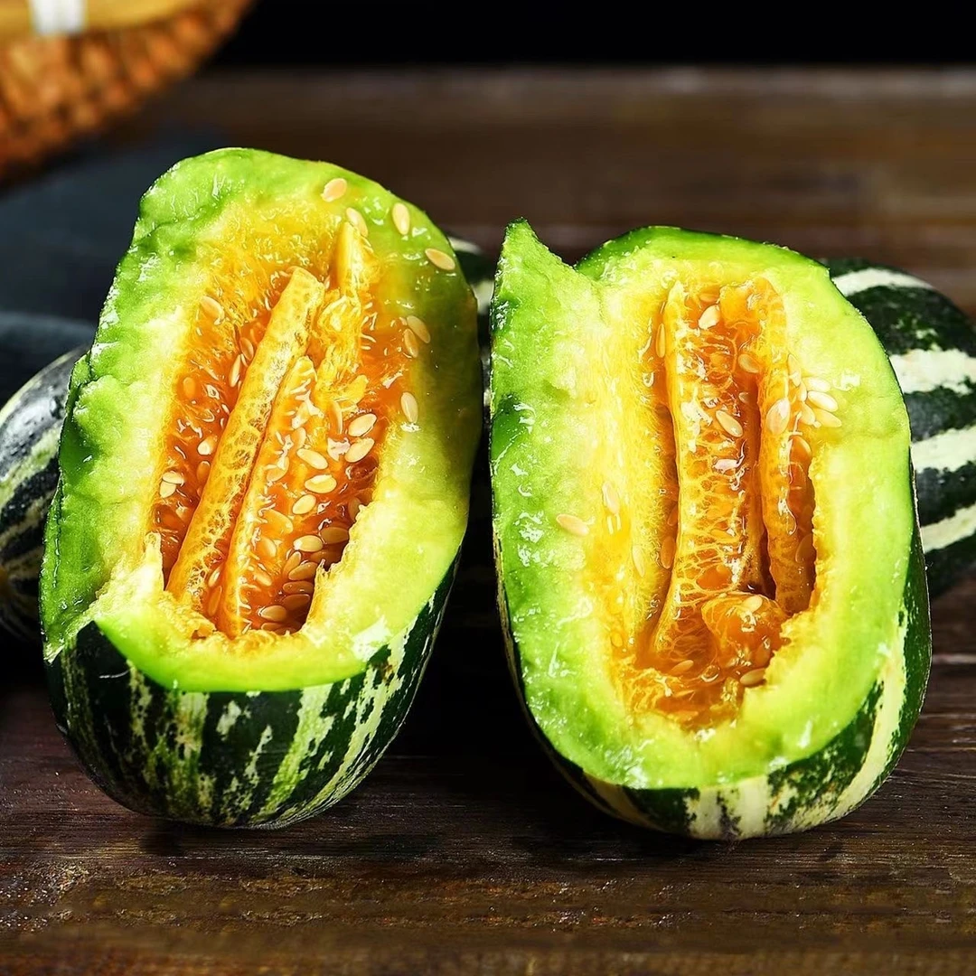 【顺丰快递】头茬现摘新鲜博洋9号甜瓜头茬香瓜新鲜水果脆甜多汁