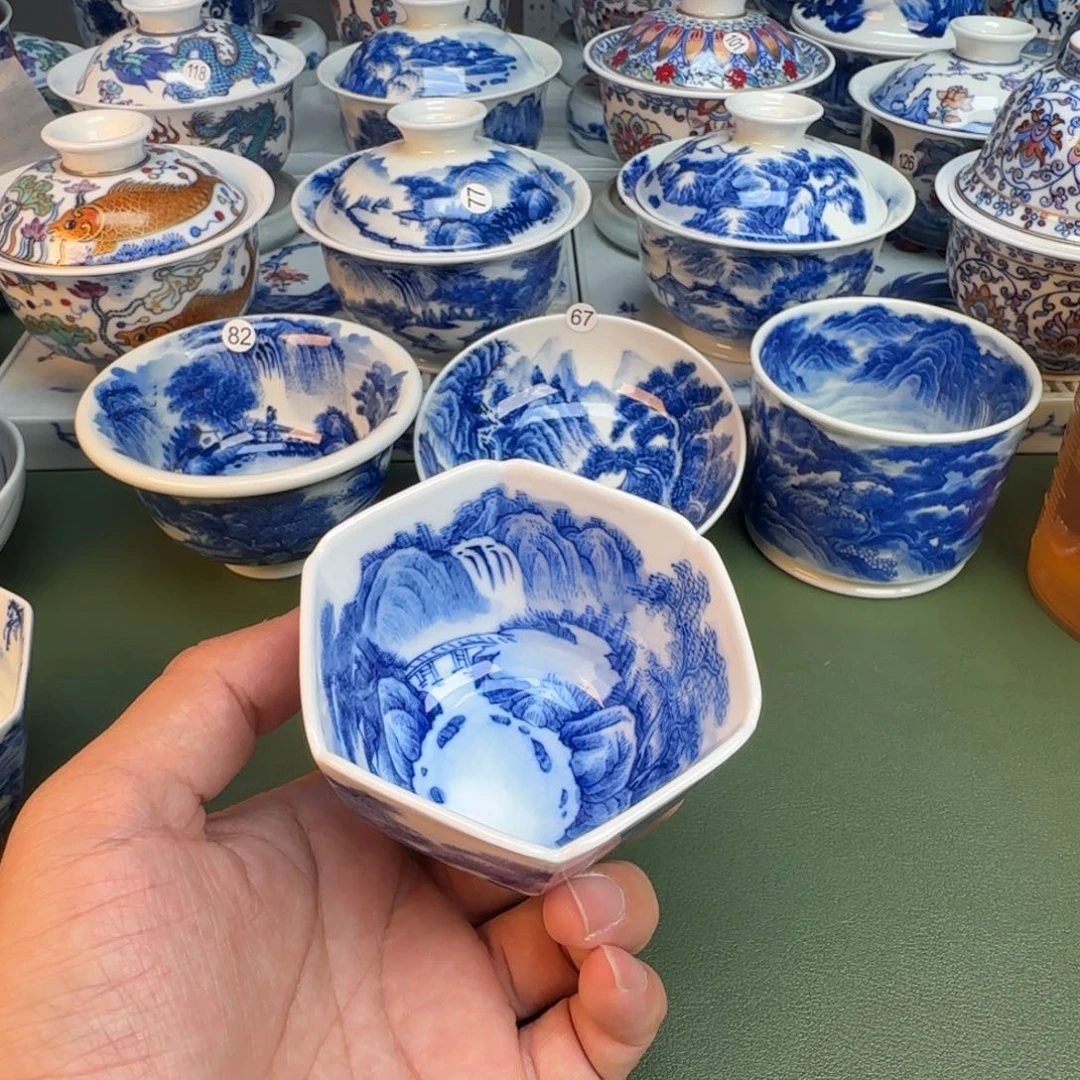 纯手工纯手绘茶具85