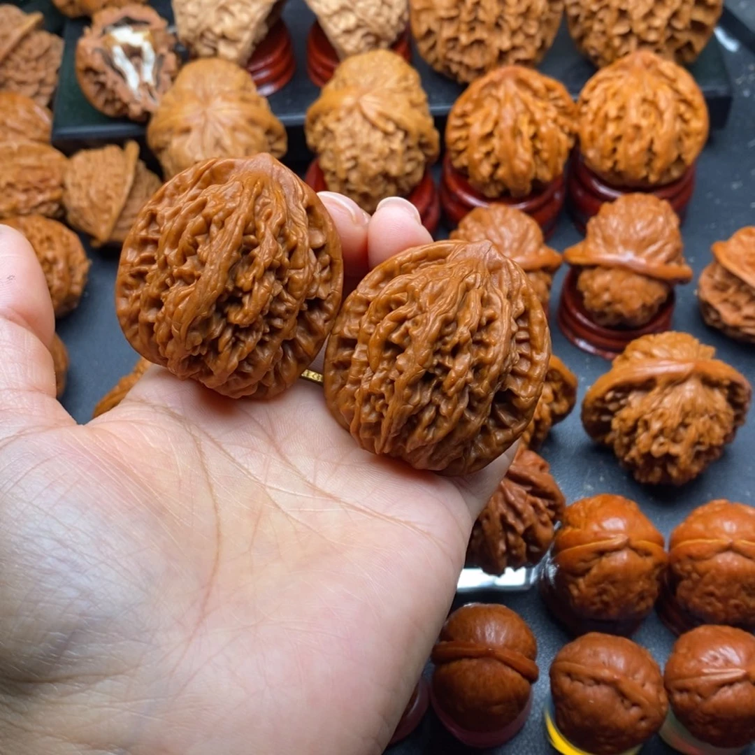 把件文玩核桃42虎头