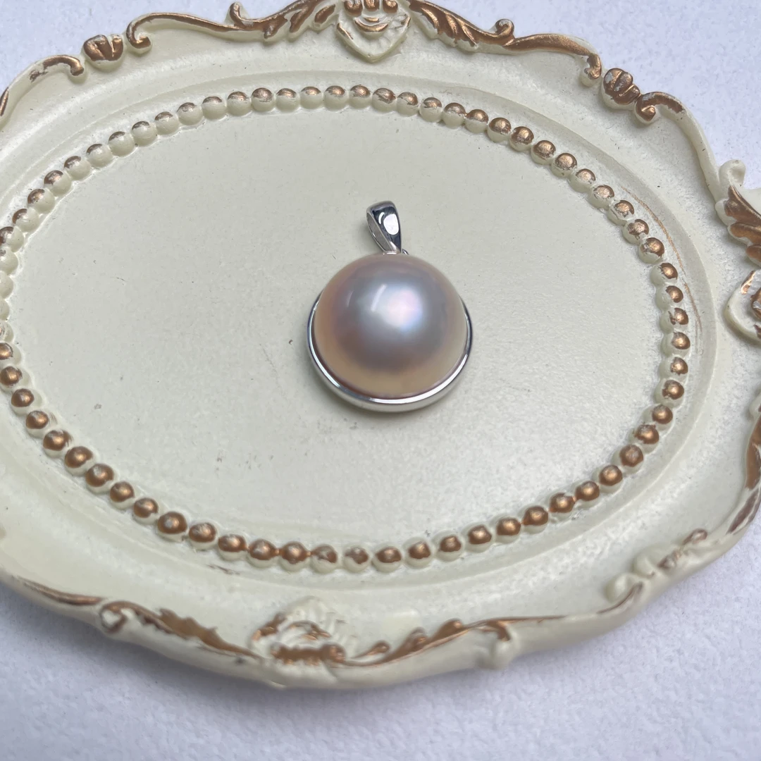 【六六中古】孤品马贝珠吊坠ew1672珠子卡16.8