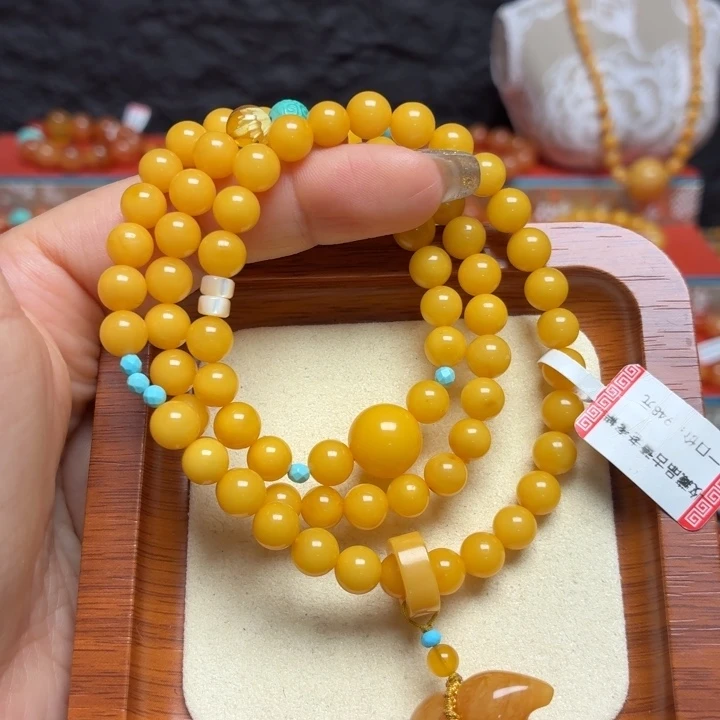 蜜蜡未镶嵌手链手串