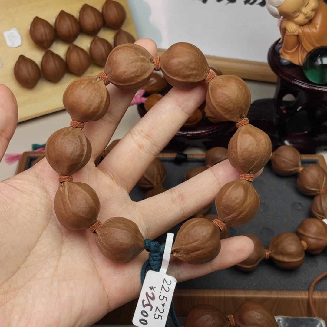 国***靖橄榄核手串/手链22.525梅林铁核