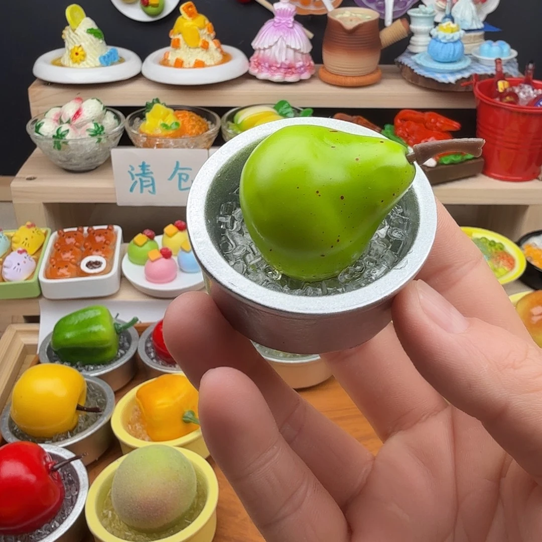 树脂食玩冰箱贴凭开箱视频售后