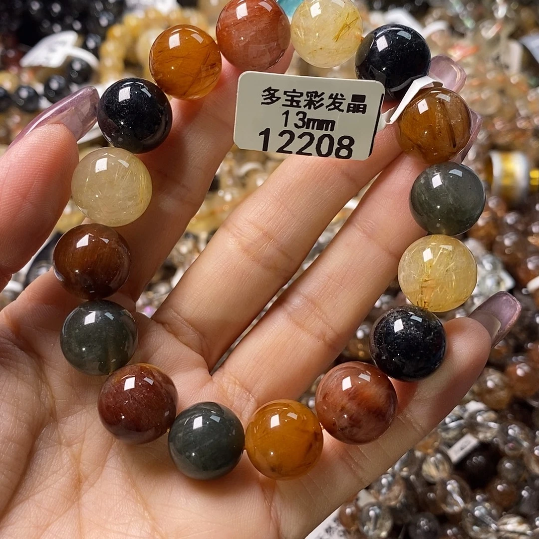 未镶嵌水晶手链水