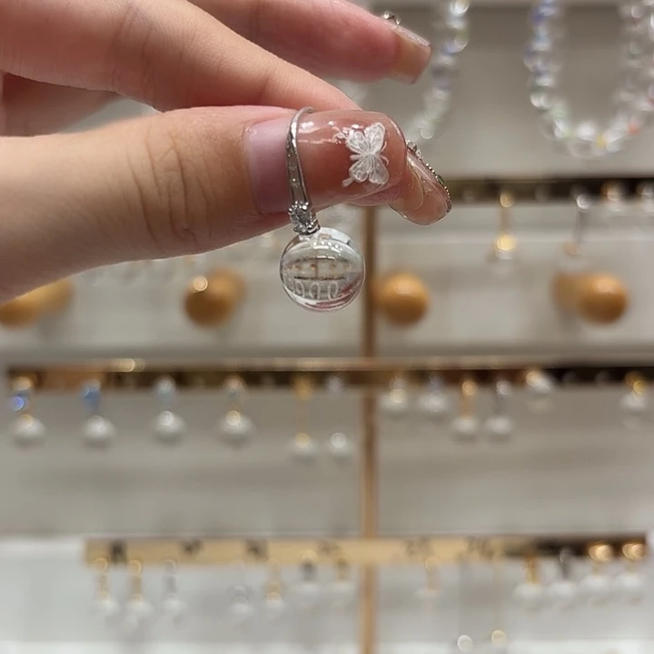 手绳未镶嵌紫晶~****~耳钉