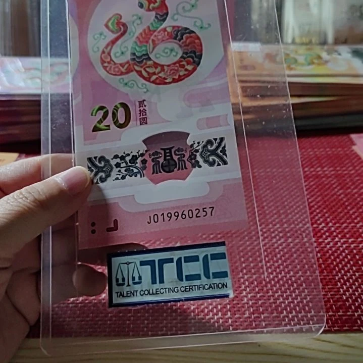 塑料小蛇钞年份头北斗号19960257单张