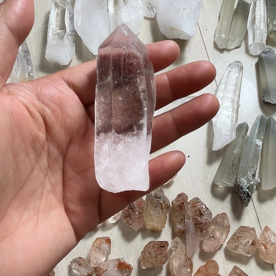 海***队未镶嵌珠宝半成品水晶