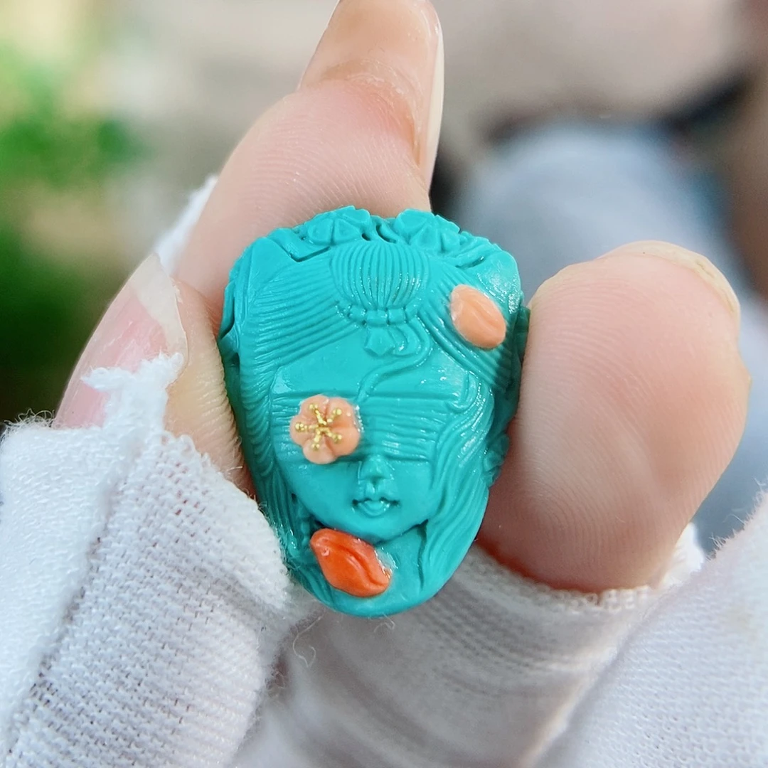 未镶嵌绿松石珠宝奇石