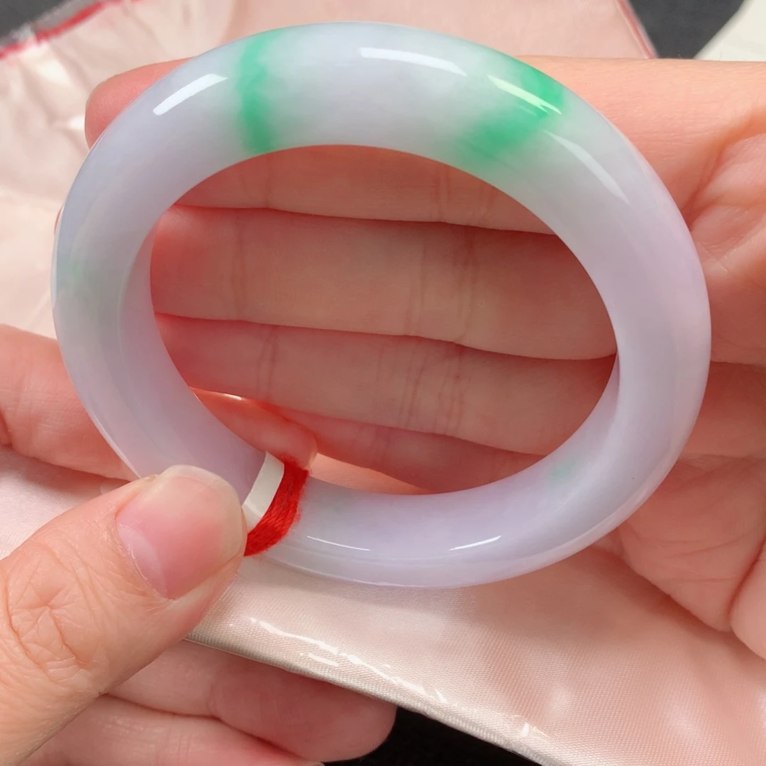 未镶嵌手镯翡翠缅甸天然翡翠手镯55