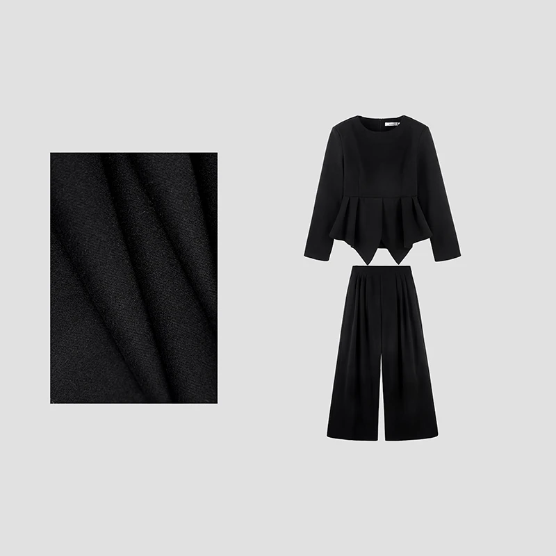 【时髦美人】秋冬季轻奢高级时尚气质两件套HBZC641230 nnassa