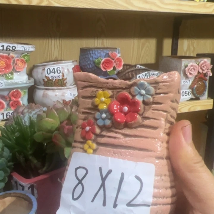 多肉花盆满15包邮