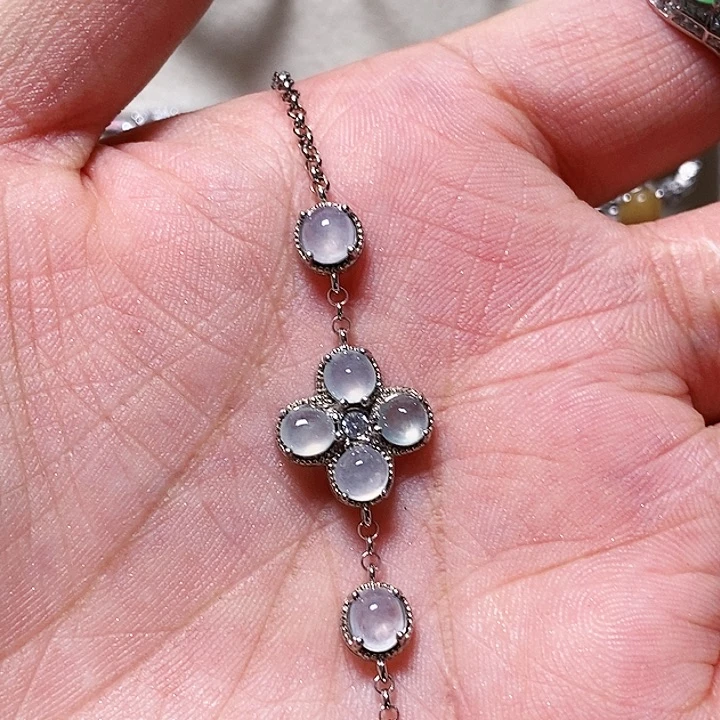 翡翠戒指银S925镶嵌