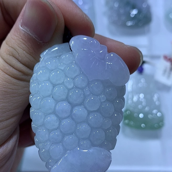 翡翠未镶嵌颈饰天然翡翠A货吊坠