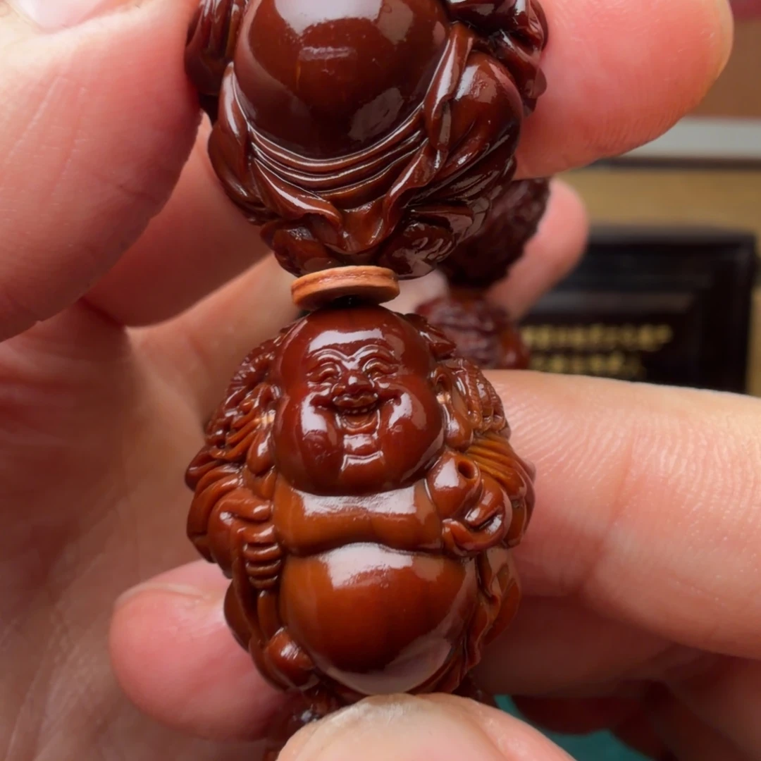 吊坠文玩核桃九龙米勒