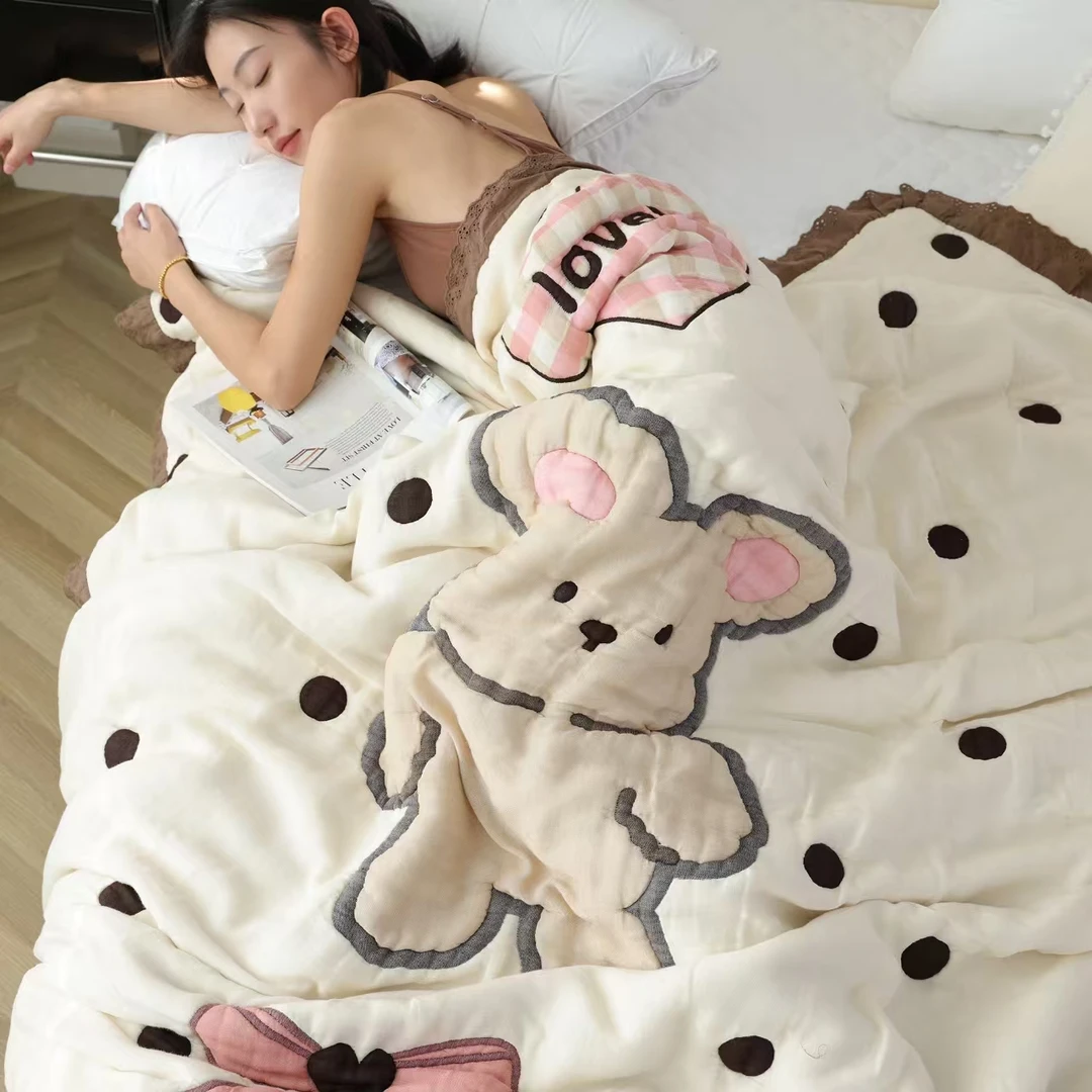 TuLa（薄款高端泡芙被）150*200单人透气亲肤可爱成人柔软泡芙被