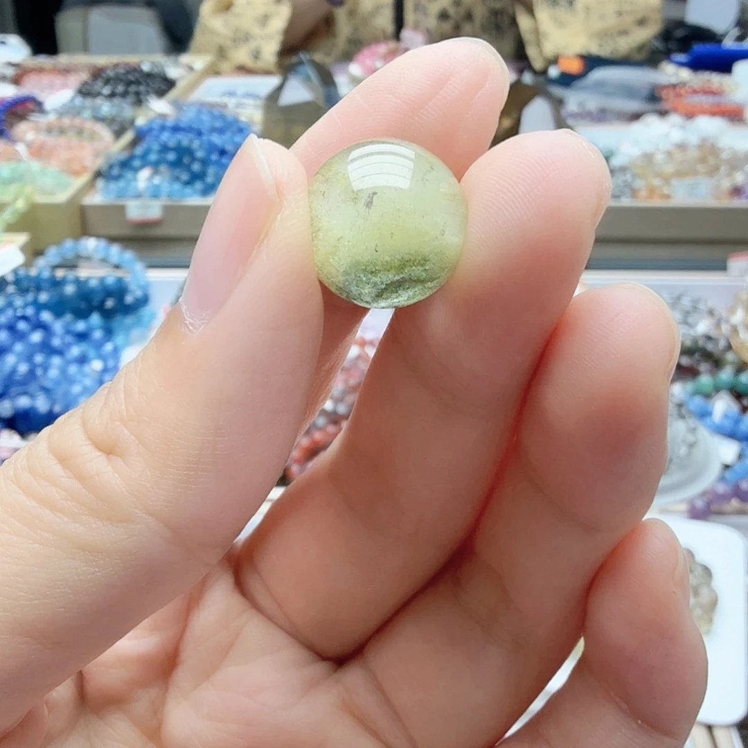 天然辰砂?****?翠幽灵弹珠14.2mm