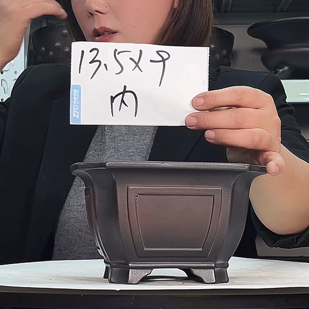 紫砂花盆宜兴紫砂52号