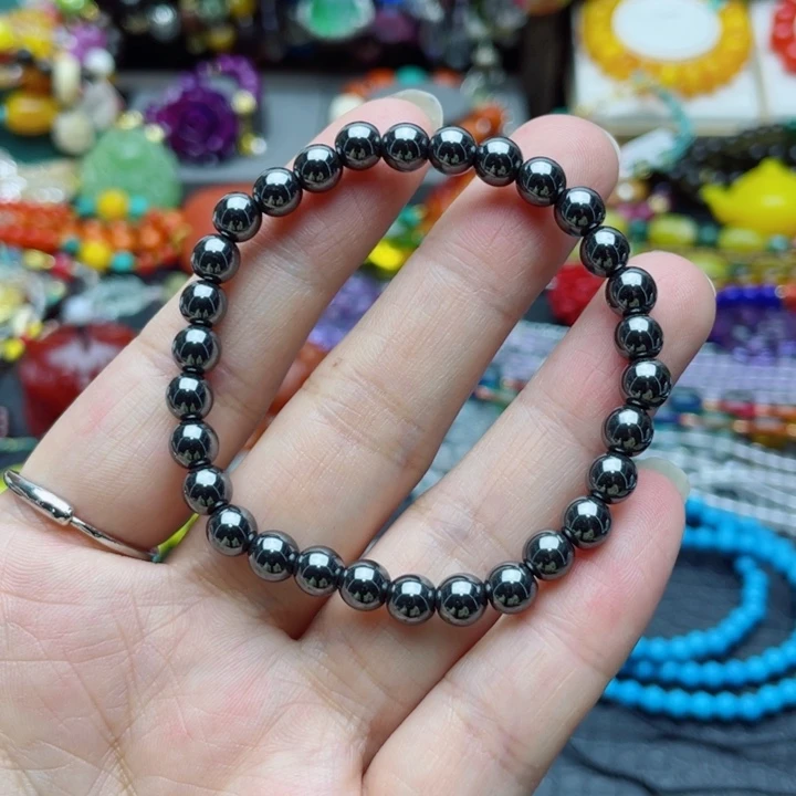 树脂制品4号灰色手链