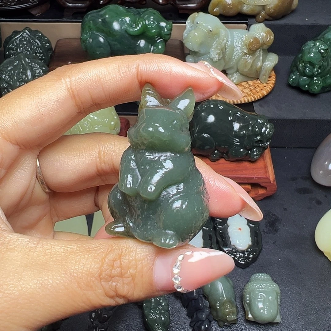 和田玉未镶嵌挂件