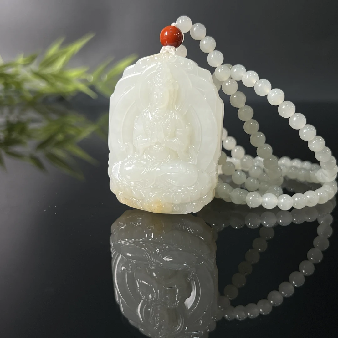 1123GC66145和田玉挂件