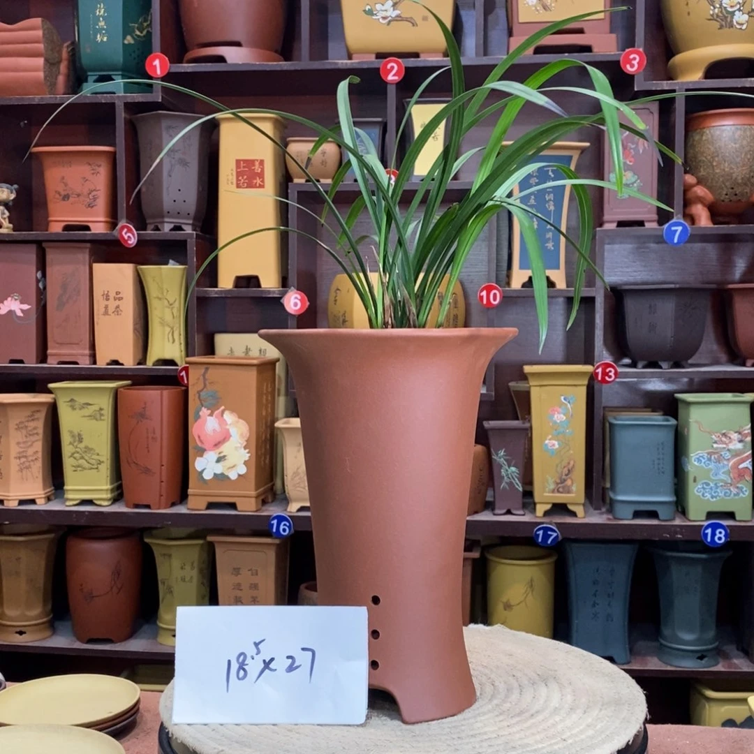 紫砂艺术紫砂花盆