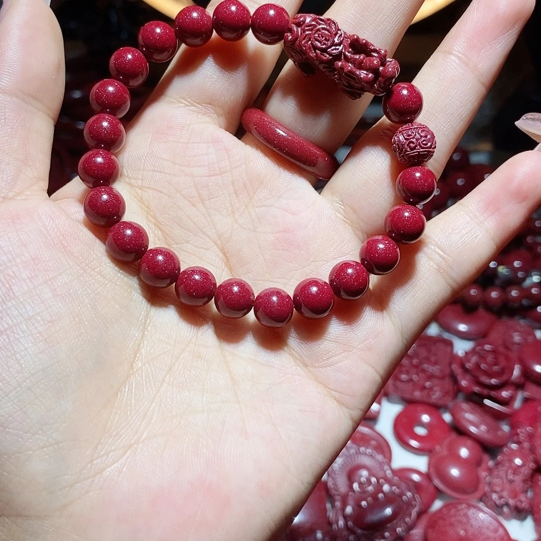 天然辰砂朱砂手串