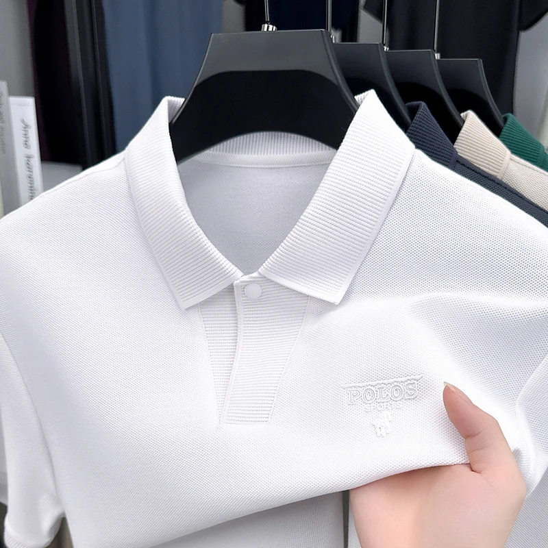 男士夏季翻领短袖Polo衫男士男装上衣短袖