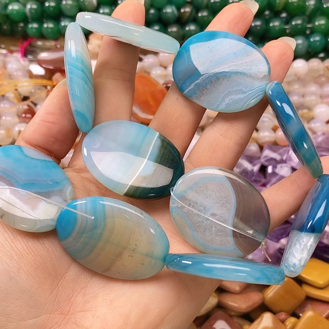 玛瑙/玉髓未镶嵌珠宝半成品玛瑙一条