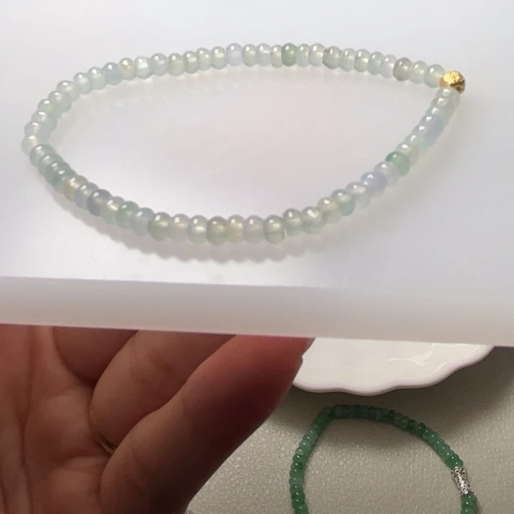 十***妆未镶嵌手串翡翠翡翠