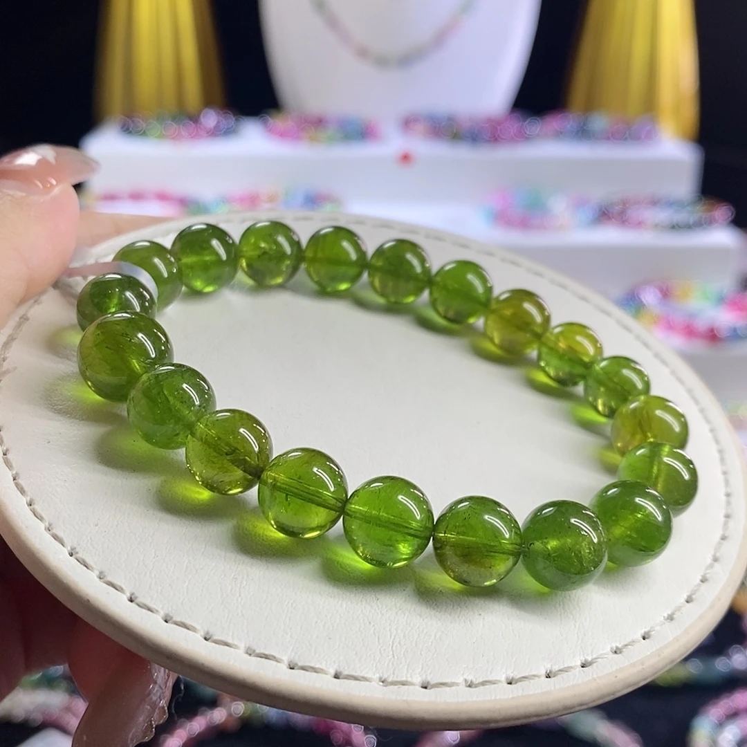 未镶嵌手链碧玺绿色