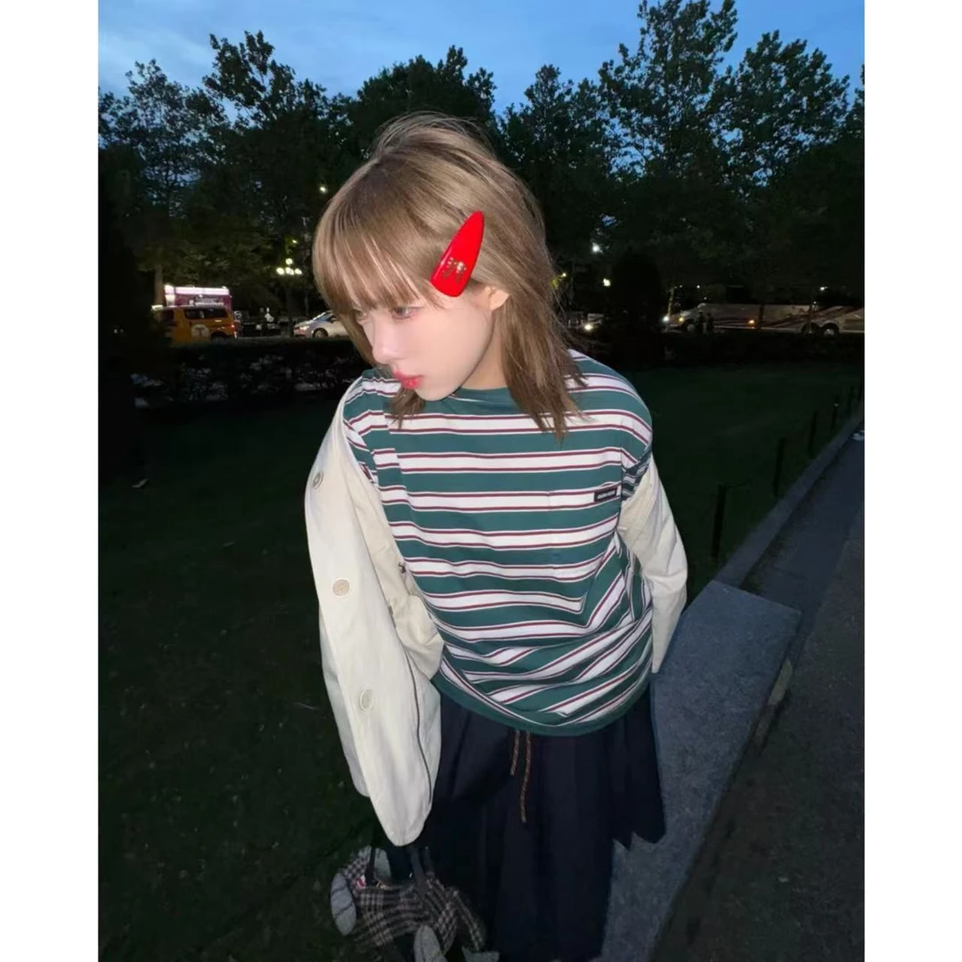 小众设计百搭红色系发饰46903