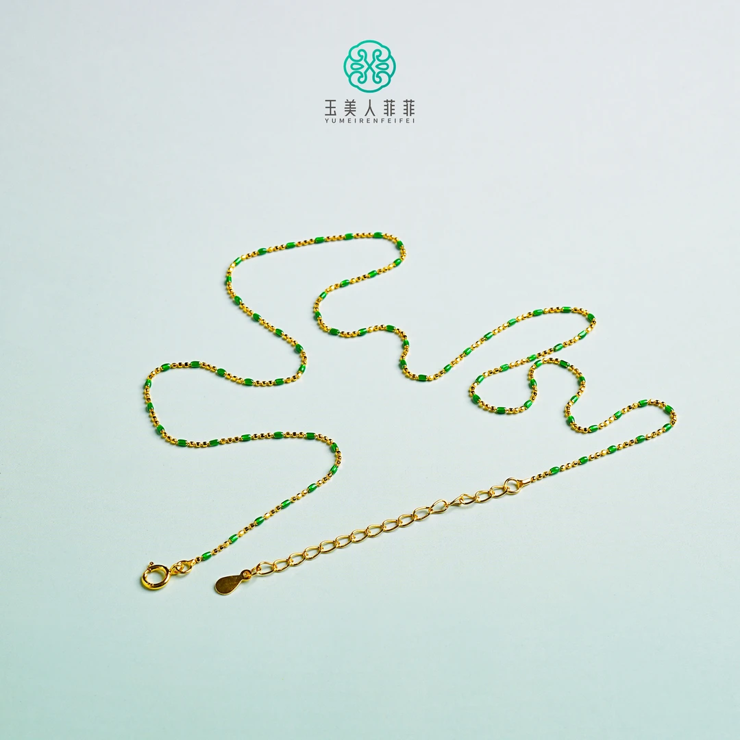 链子925银 珠光宝气*S925银双色满天星银链子