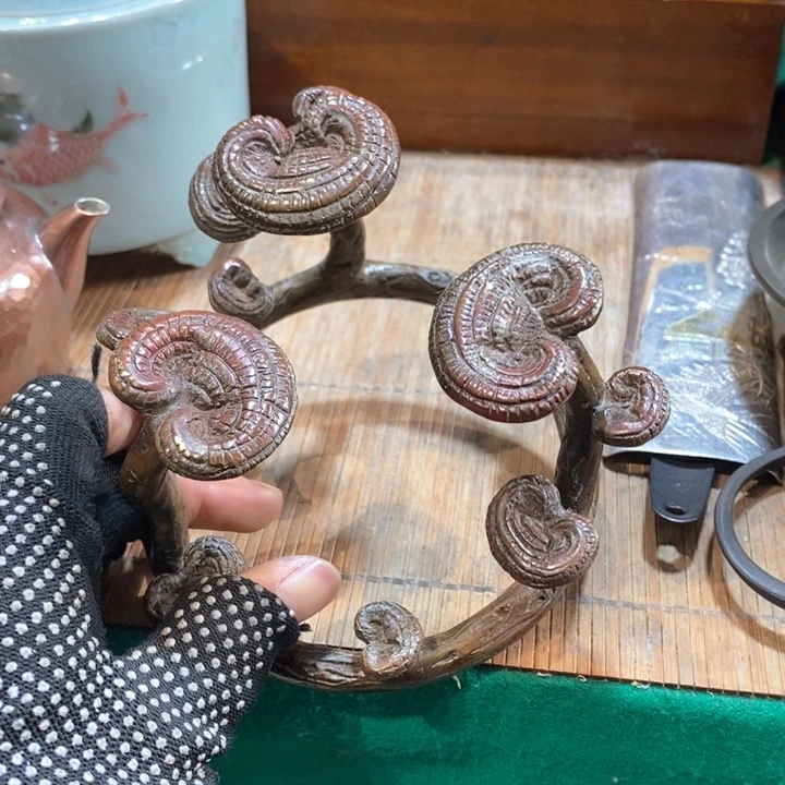 蜜安罐瓷香炉锡茶则