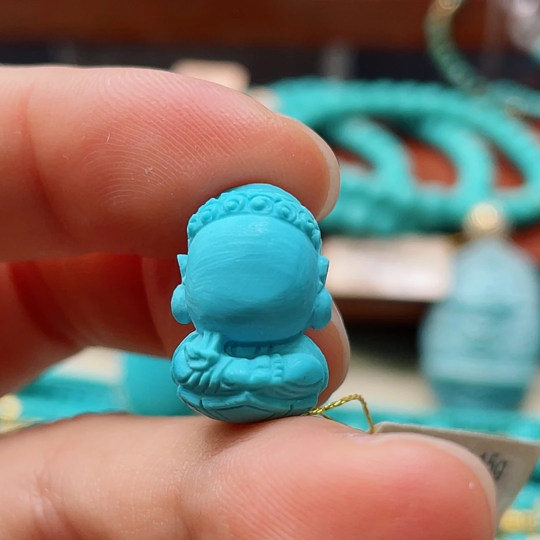 未镶嵌绿松石珠宝半成品