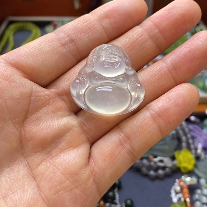 蛇纹石玉未镶嵌颈饰净*