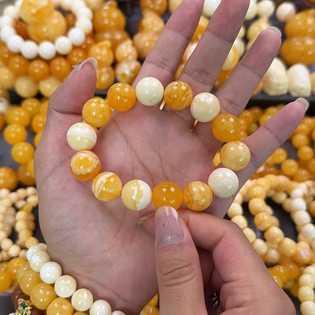 蜜蜡未镶嵌珠宝奇石16mm