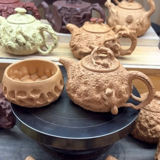 茶壶紫砂全手工制作